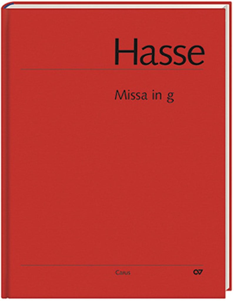 Missa in g. Hasse-Werkausgabe IV/3